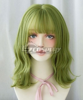 Japan Harajuku Lolita Series Green Cosplay Wig - EWL195Y