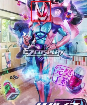 Kamen Rider Revice Revi Helmet Mask Cosplay Accessory Prop