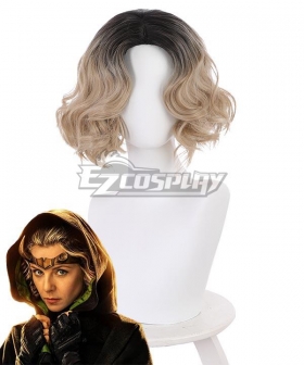 Marvel 2021 Loki Lady Loki Sylvie Lushton Golden Brown Cosplay Wig