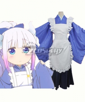 Miss Kobayashi's Dragon Maid Kanna Kamui Maid Cosplay Costume