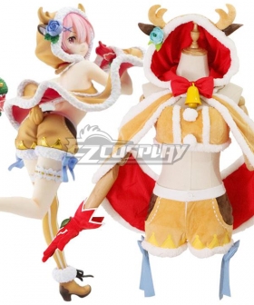 Re: Life In A Different World From Zero Re: Zero Starting Life in Another World: Ram Christmas Maid Cosplay Costume