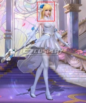 League of Legends LOL Crystal Rose Lux Golden Cosplay Wig