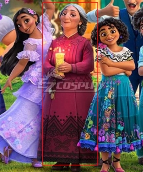 Disney Encanto Alma Madrigal Cosplay Costume