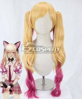 My Dress-Up Darling Sono Bisque Doll Wa Koi Wo Suru Kitagawa Marin Golden Pink Cosplay Wig B Edition