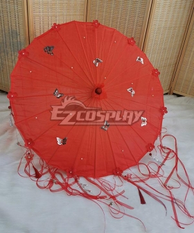 Tian Guan Ci Fu Heaven Official's Blessing Hua Cheng Red Umbrella Cosplay Accessory Prop Cosplay Accessory Prop