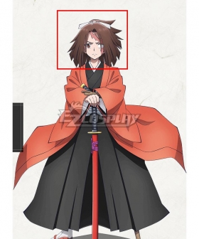 The legend of the end of the curtain Heisuke Todo Red Cosplay Wig