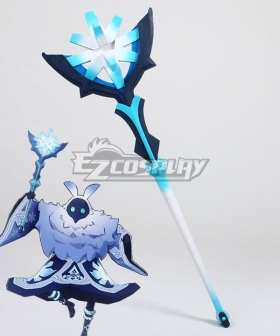 Genshin Impact Cryo Abyss Mages Staff Cosplay Weapon Prop