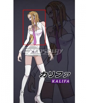 One piece Red File CP0 Kalifa Golden Cosplay Wig