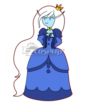 Adventure Time With Fiona and Cake Ice Queen Cosplay Costume