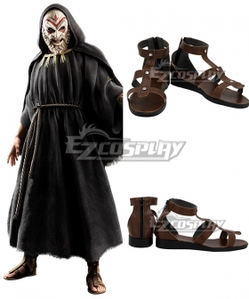 Assassin's Creed Odyssey The Cult Of Kosmos Brown Cosplay Shoes