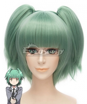 Assassination Classroom Ansatsu Kyoushitsu Kaede Kayano Akari Yukimura Green Cosplay Wig