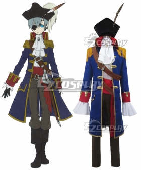 Black Butler Kuroshitsuji Ciel Phantomhive Pirate Cosplay Costume
