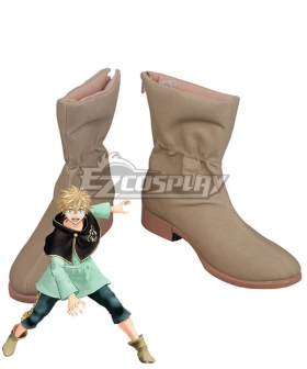 Black Clover Luck Voltia Brown Cosplay Shoes