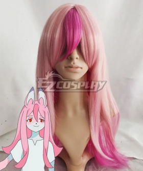 Brand New Animal BNA Nazuna Hiwatashi Fox Form Pink Cosplay Wig