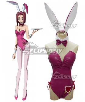 Code Geass Kallen Kōzuki Kallen Stadtfeld Bunny Girl Cosplay Costume