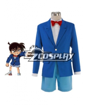 Detective Conan Edogawa Conan Blue Cosplay Costume