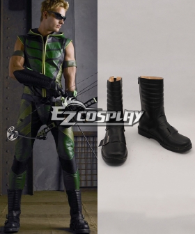 DC Comics Green Arrow Oliver Queen Cosplay Shoes