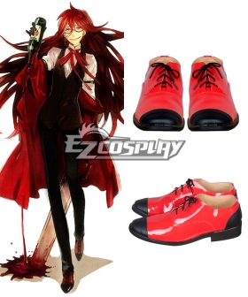 Black Butler Grell Sutcliff  Cosplay Shoes