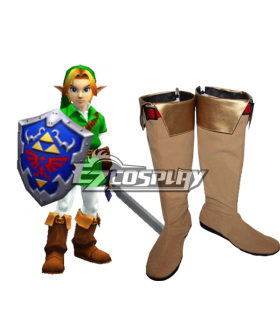 The Legend of Zelda Zeruda no Densetsu Link Boots Cosplay Shoes