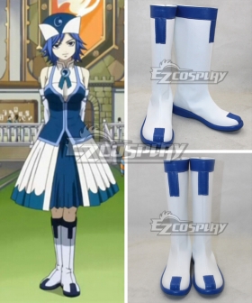 Fairy Tail Rain Woman Juvia Lockser Cosplay Boots