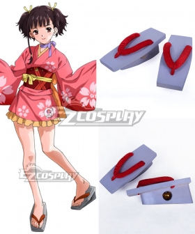 Kabaneri of the Iron Fortress Mumei Kimono Red Cosplay Shoes