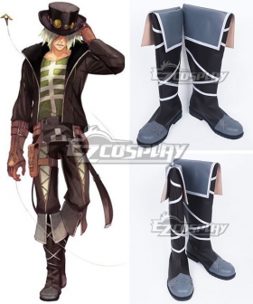 Tales of Zestiria the X Dezel Brown Shoes Cosplay Boots