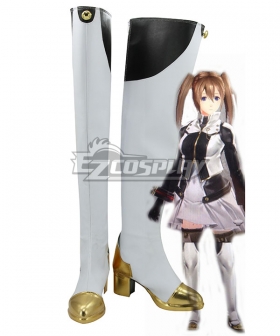 God Eater 2 Protagonist Female White Shoes Cosplay Boots