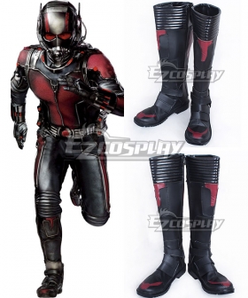 Marvel Ant Man Ant-Man Scott Lang Black Shoes Cosplay Boots