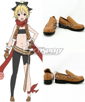 Re: Life In A Different World From Zero Felt Brown Cosplay Shoes