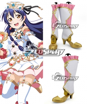 Love Live! Umi Sonoda White Shoes Cosplay Boots