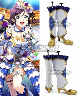 Love Live! Nozomi Tojo White Shoes Cosplay Boots