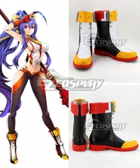 Blazblue: Central Fiction Mai Natsume White Shoes Cosplay Boots