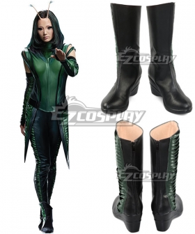 Marvel Guardians of the Galaxy Vol. 2 Mantis Black Shoes Cosplay Boots
