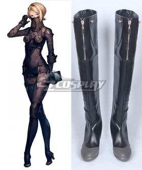 NieR: Automata Operator 60 and Operator 210 Black Shoes Cosplay Boots