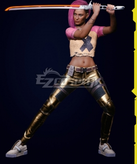 Cyberpunk 2077 V Female Street Kid Cosplay Costume