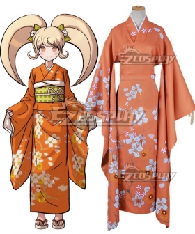 Dangan Ronpa/Sayonara Zetsubou Gakuen Saionji Hiyoko Cosplay Kimono Costume 