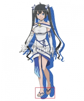 DanMachi Is It Wrong to Try to Pick Up Girls in a Dungeon? Arrow of Orion Hestia Blue Cosplay Shoes
