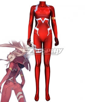 Darling In The Franxx Zero Two Code 002 Battle Suit Spandex Cosplay Costume