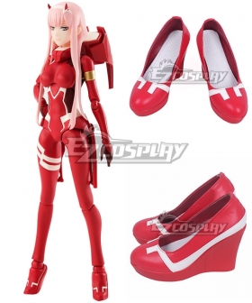 Darling In The Franxx Zero Two Code 002 Red Cosplay Shoes