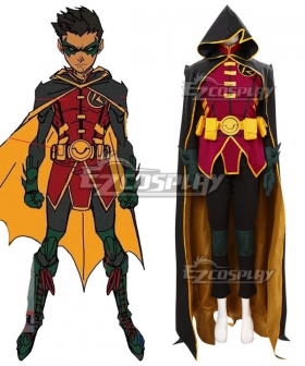 DC Batman Damian Wayne Robin Cosplay Costume