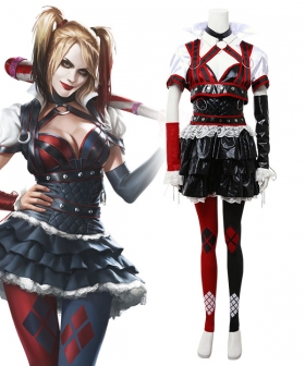 DC Comics Batman Arkham Asylum City Harley Quinn Cosplay Costume