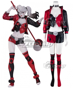 DC Comics Red White & Black: Harley Quinn Cosplay Costume