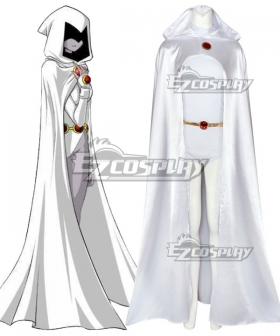 DC Teen Titans White Raven Cosplay Costume