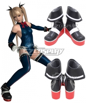 Dead Or Alive 6 Marie Rose Jumpsuit Black Cosplay Shoes