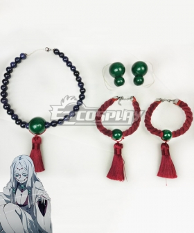 Demon Slayer: Kimetsu No Yaiba Mother Spider Demon Necklace  Hair accessory Leg decoration Cosplay  Accessory Prop