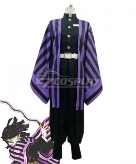 Demon Slayer: Kimetsu no Yaiba Obanai Iguro Purple Cosplay Costume