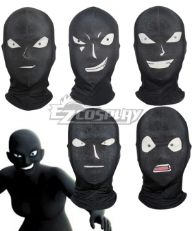 Detective Conan The Criminal Black Man Mask Cosplay Accessory Prop