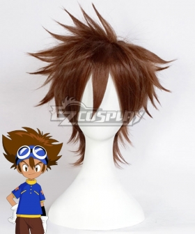 Digimon Adventure Digital Monster Tai Kamiya Taichi Yagami Brown Cosplay Wig - Only Wig