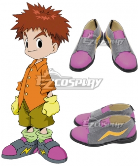 Digimon Adventure Izumi Koshiro Pink Cosplay Shoes