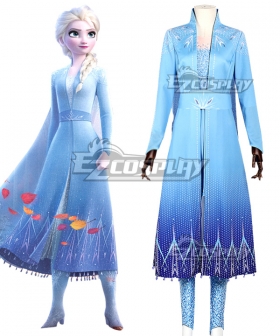 Disney Frozen 2 Elsa New Edition Cosplay Costume